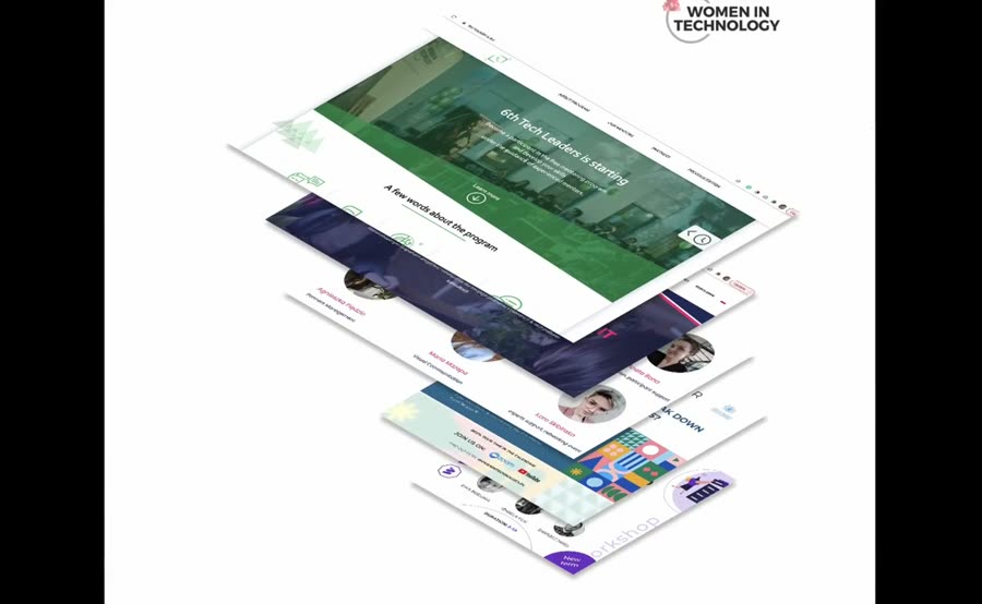 Earlier project — responsive web platform